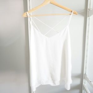 H&M White blouse tank top